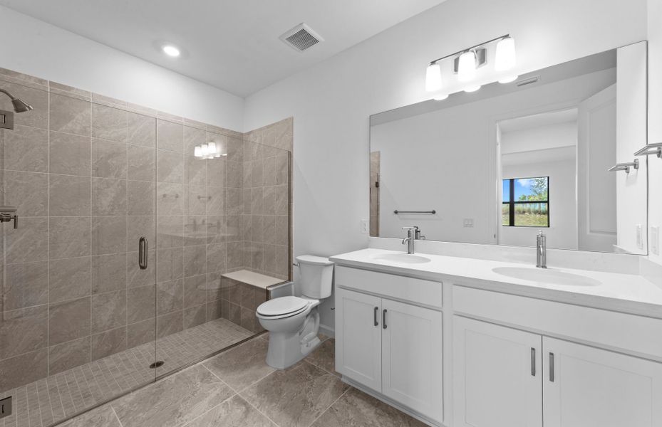 Furnished interior view inside a new home in Del Webb Naples, Ave Maria (Image 5).