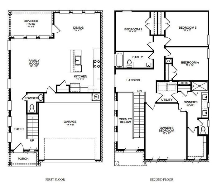 2D floor plan layout of this home in , Magnolia, TX (Image 2). 2D floor plan layout of this home in , Magnolia, TX (Image 2).