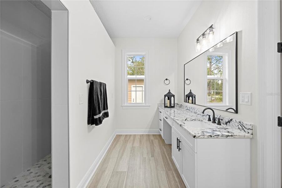 Furnished interior view inside a new home in , Weeki Wachee (Image 32).