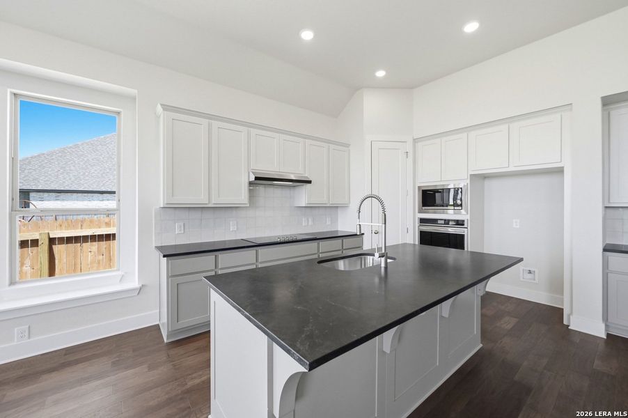 Furnished interior view inside a new home in Alsatian Oaks, Castroville (Image 5).