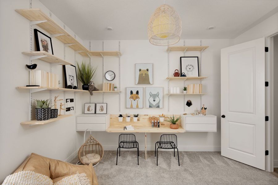 Representative furnished interior of a home built from the Hazel by Inland Homes in Avalon West, Spring Hill (Image 19).