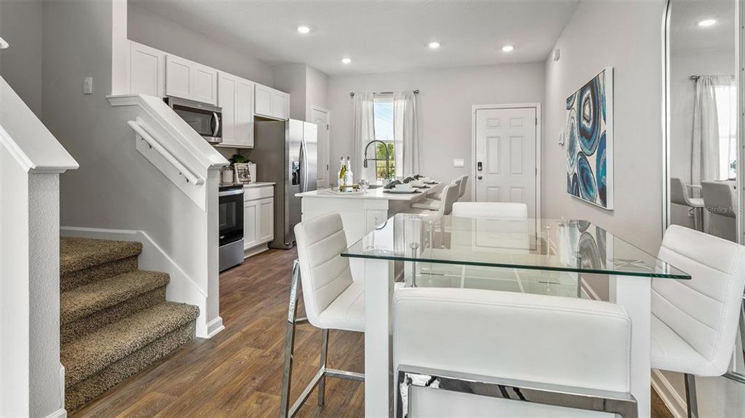 Furnished interior view inside a new home in Stokes Landing, St. Augustine (Image 12).
