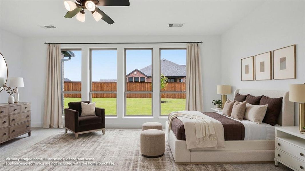 Furnished interior view inside a new home in Mosaic, Celina (Image 9).