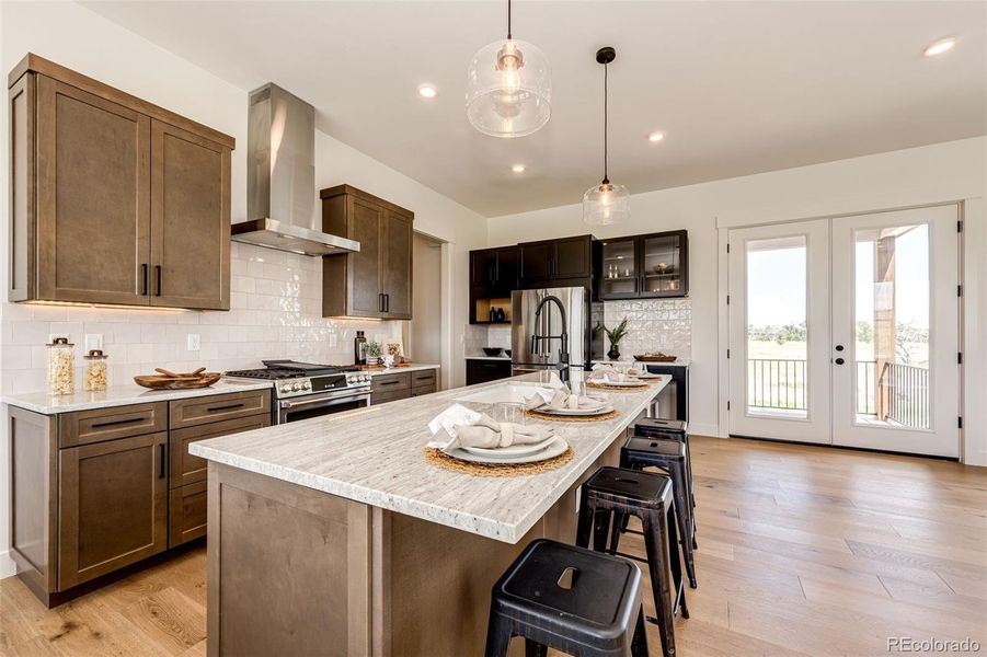 Furnished interior view inside a new home in , Byers (Image 29).