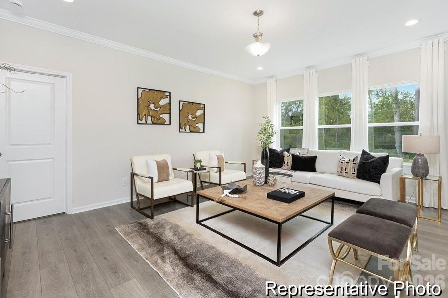 Furnished interior view inside a new home in Morrow Brook, Albemarle (Image 12).