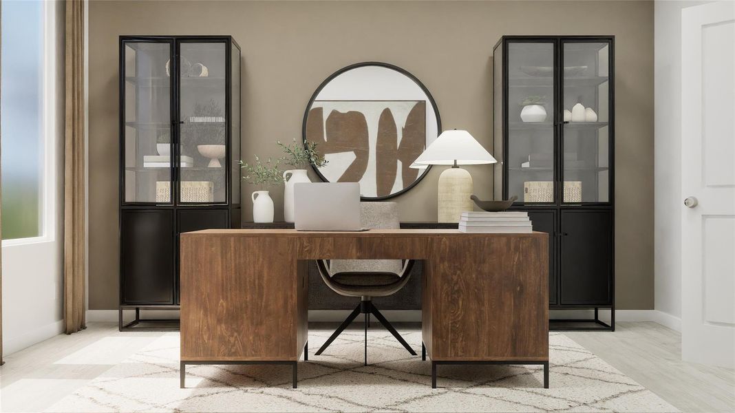 Furnished interior view inside a new home in Waterstone, Kyle (Image 12).