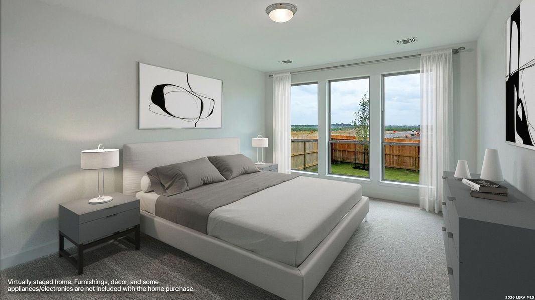 Furnished interior view inside a new home in Briggs Ranch, San Antonio (Image 14).