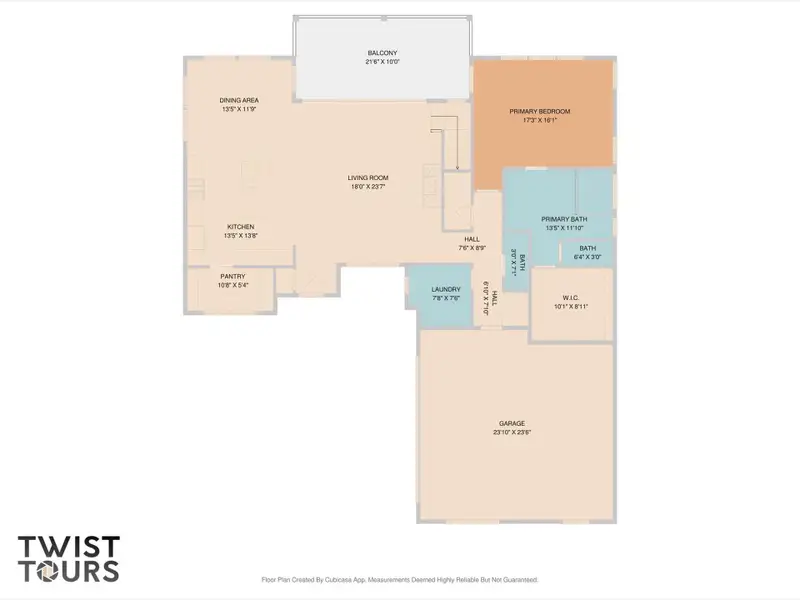 First floor floor plan and room dimensions