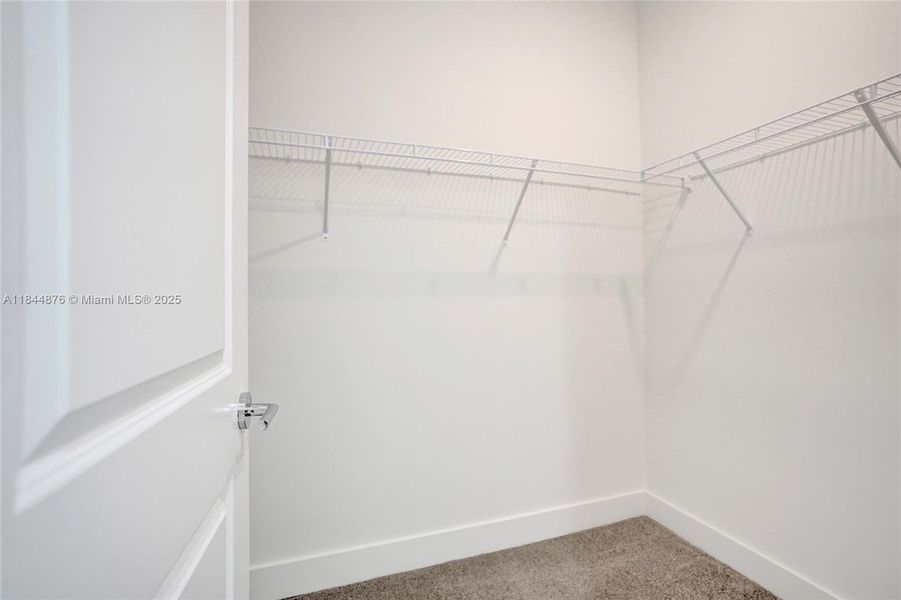 Primary walk in closet