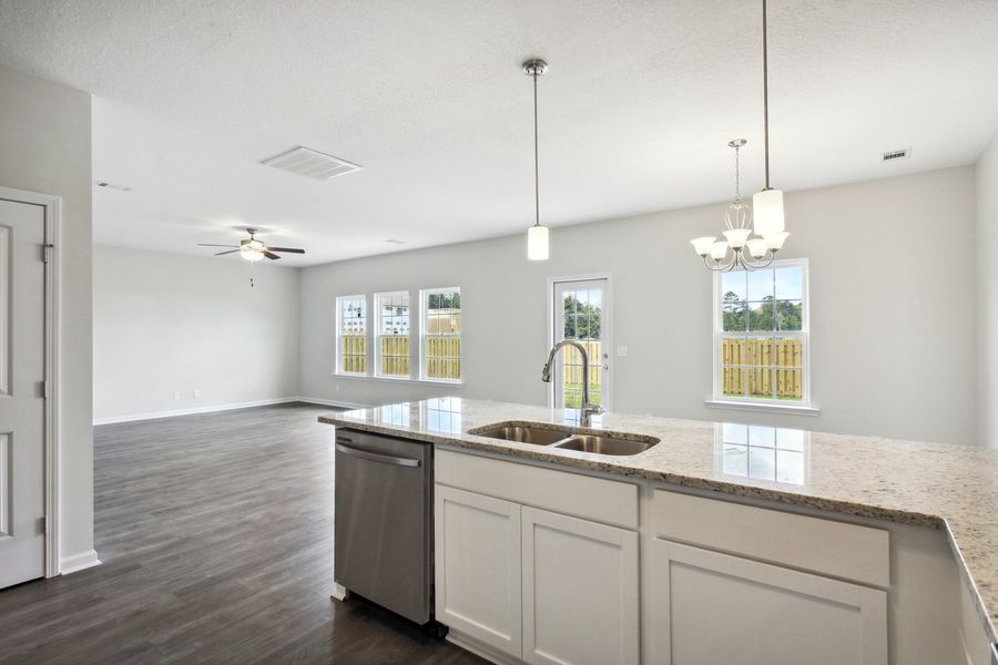 Representative furnished interior of a home built from the The Denmark by RTS Homes in The Pointe at Villages on Marne, Hinesville (Image 49).