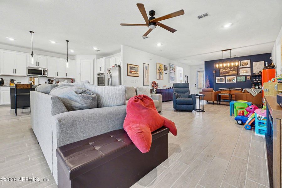 Furnished interior view inside a new home in , Yulee (Image 4).