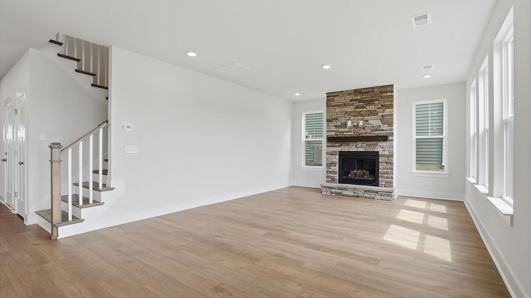 Furnished interior view inside a new home in Iris Meadows, Moore (Image 10).