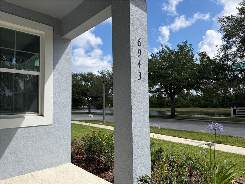 Exterior details and patio area of a home in , Harmony (Image 3).