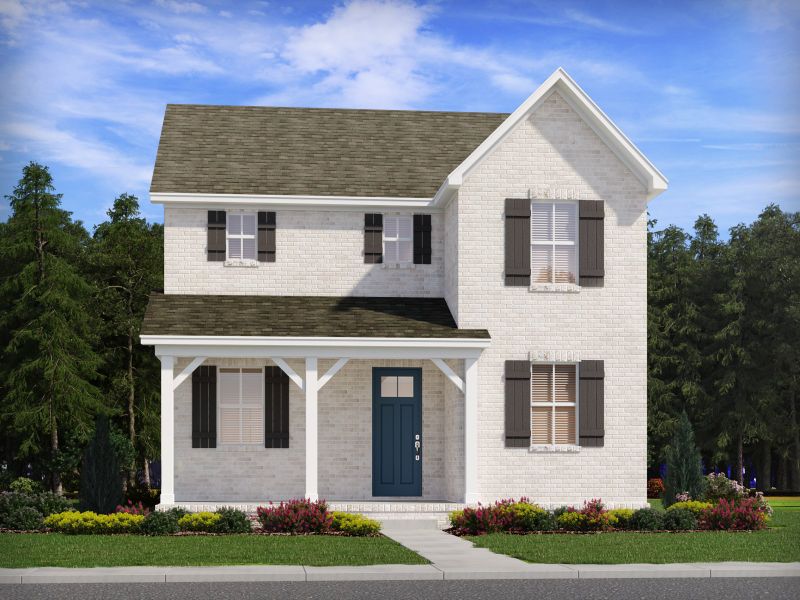 Representative exterior photo of a completed home built from the Fraser - B by Meritage Homes in Benders Cove - Premier Series, Mount Juliet, TN (Image 10). Representative exterior photo of a completed home built from the Fraser - B by Meritage Homes in Benders Cove - Premier Series, Mount Juliet, TN (Image 10).