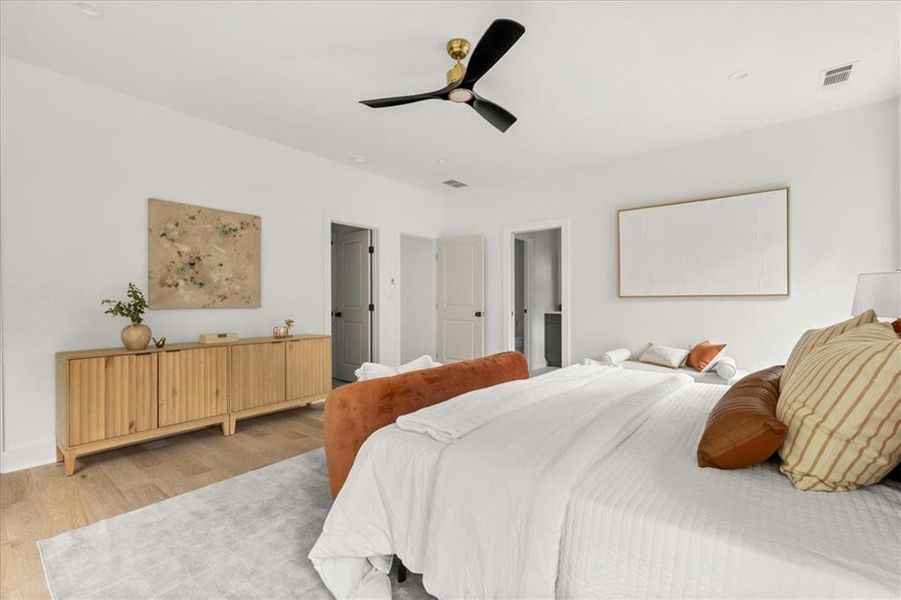 Furnished interior view inside a new home in , Atlanta (Image 35).