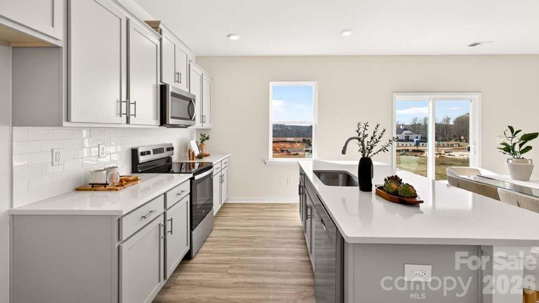 Furnished interior view inside a new home in Cline Village, Conover (Image 13).