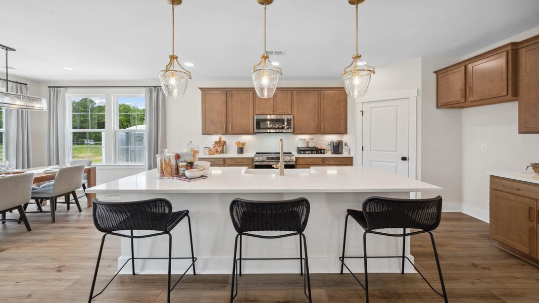 Furnished interior view inside a new home in Creekside at Andrews, Summerville (Image 13).