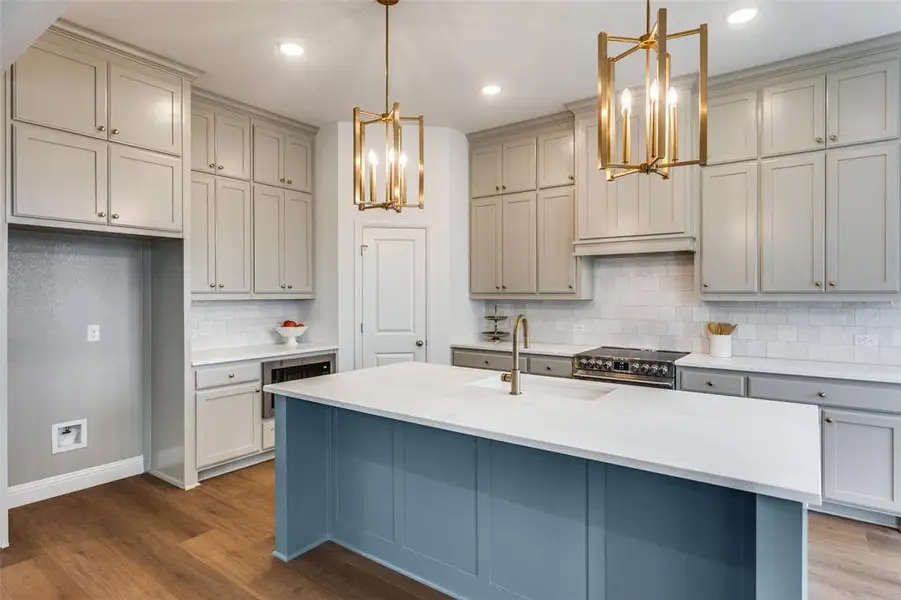 Furnished interior view inside a new home in Reserves at Trinity, Willow Park (Image 4).