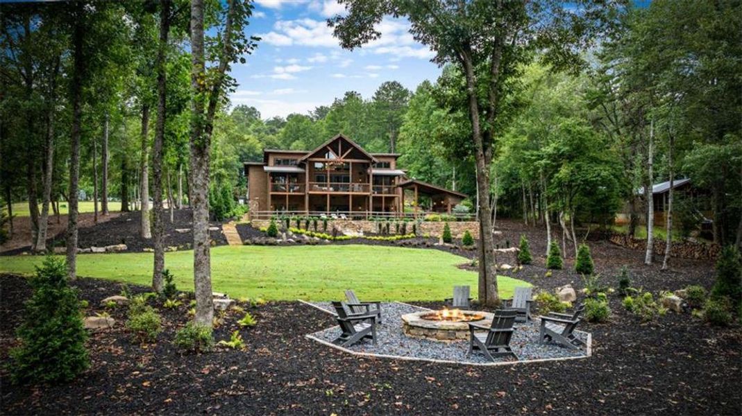 Front exterior of a new home in , Epworth, GA, highlighting curb appeal (Image 25).