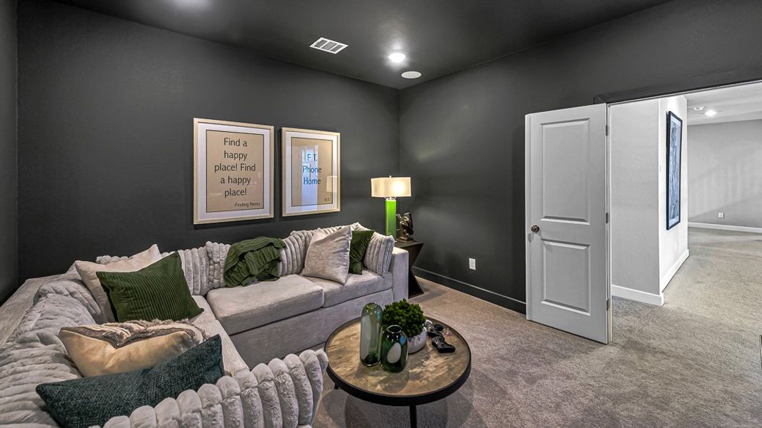 Furnished interior view inside a new home in Avalon at Cypress, Cypress (Image 27).