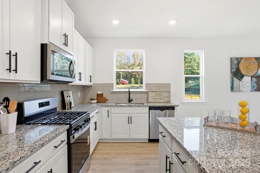Furnished interior view inside a new home in Bellina, York (Image 12).