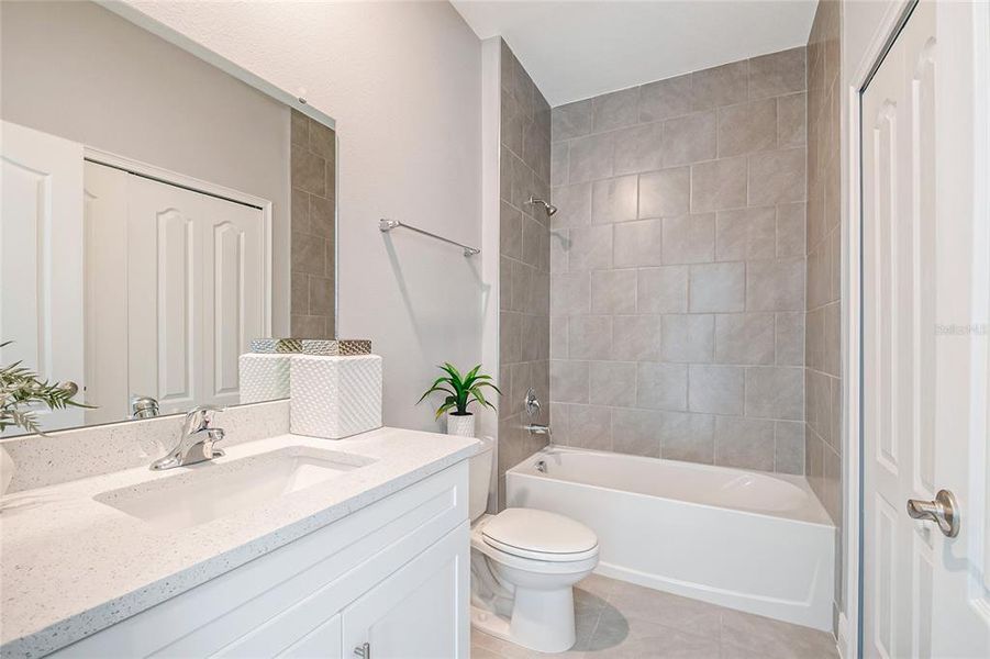 Furnished interior view inside a new home in , Kissimmee (Image 24). Furnished interior view inside a new home in , Kissimmee (Image 24).