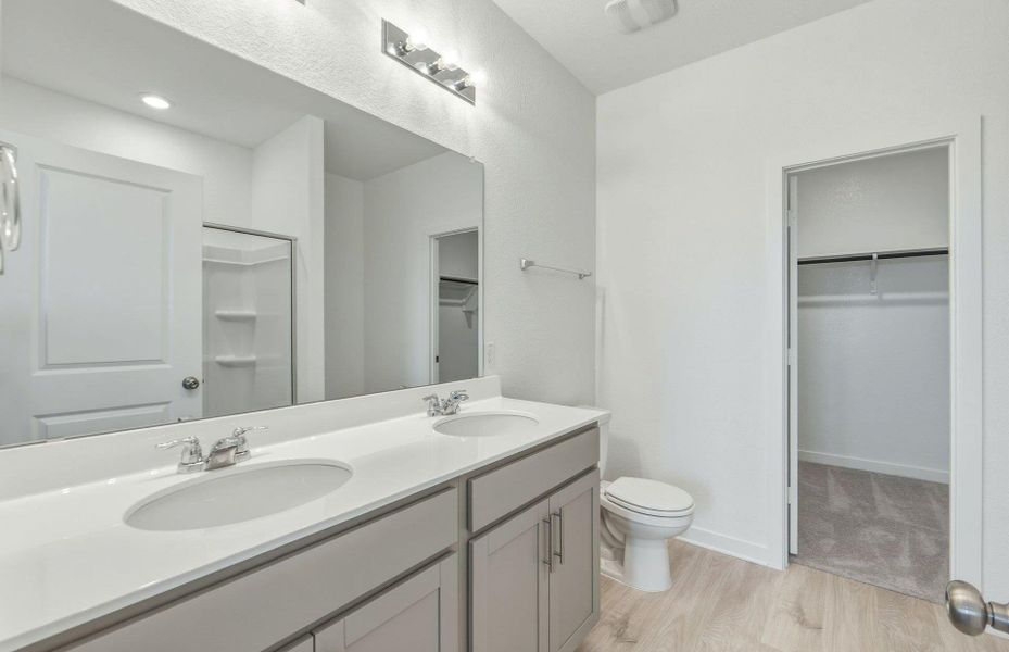 Furnished interior view inside a new home in Sonterra, Jarrell (Image 9).