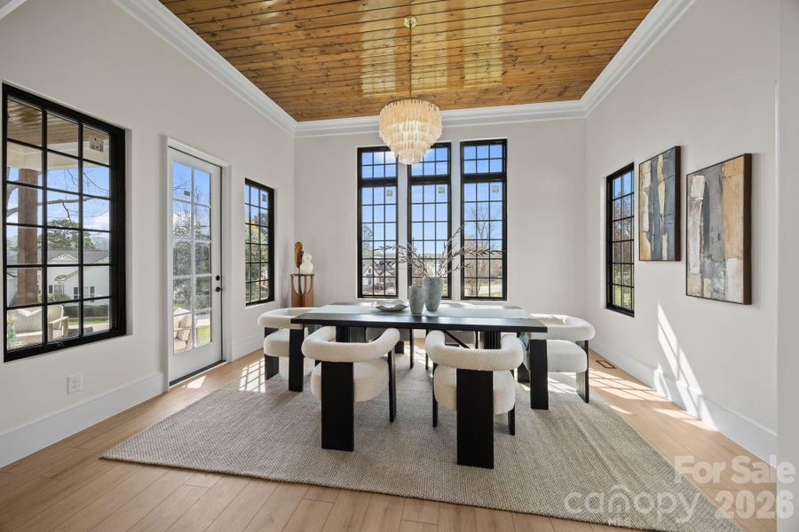 Furnished interior view inside a new home in , Sherrills Ford (Image 35).