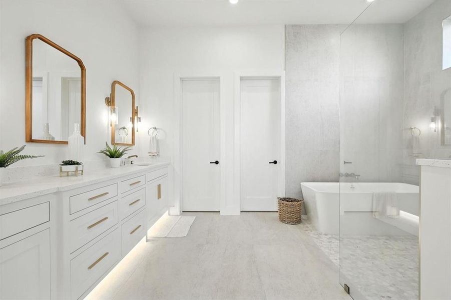 Furnished interior view inside a new home in , Roanoke (Image 9).