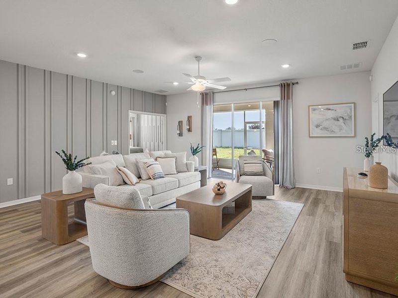 Furnished interior view inside a new home in Copperleaf, Ocala (Image 12).