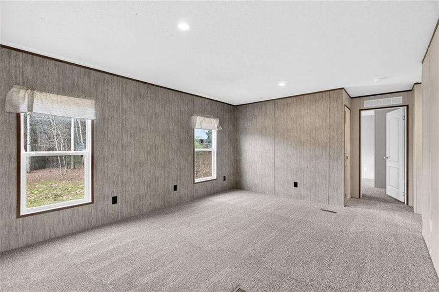 Spacious, unfurnished interior of a new home in , Royston (Image 37).