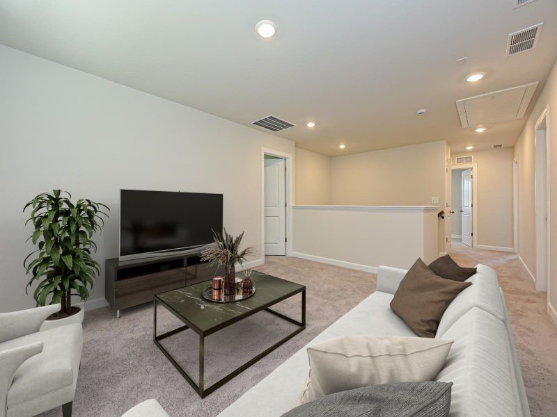 Furnished interior view inside a new home in Harper Landing, Stanley (Image 19).