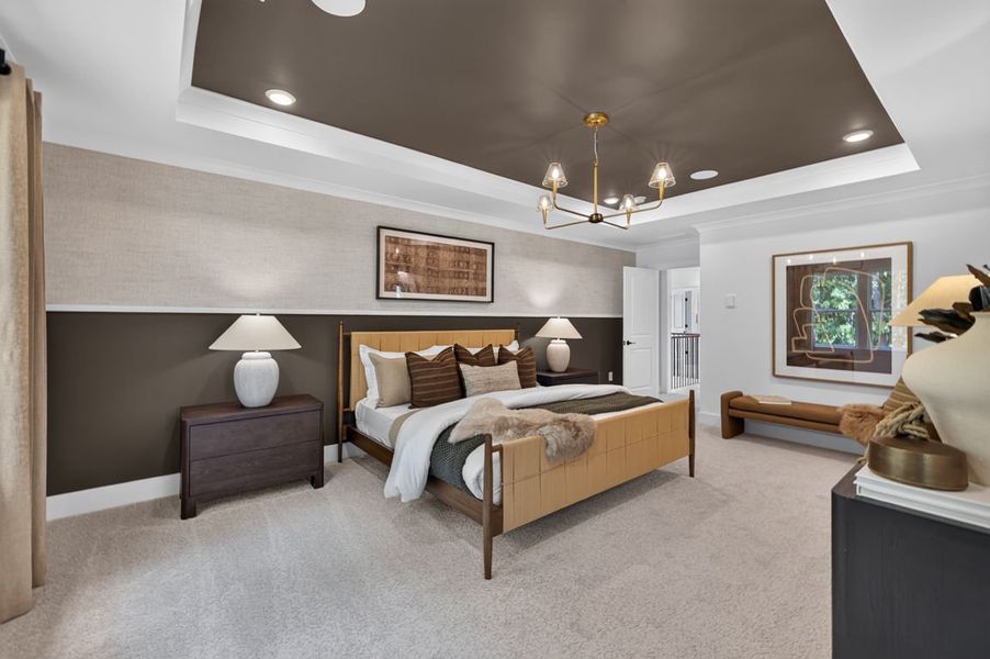 Representative furnished interior of a home built from the Newlyn by Pulte Homes in Windsor Court, Fayetteville (Image 14).