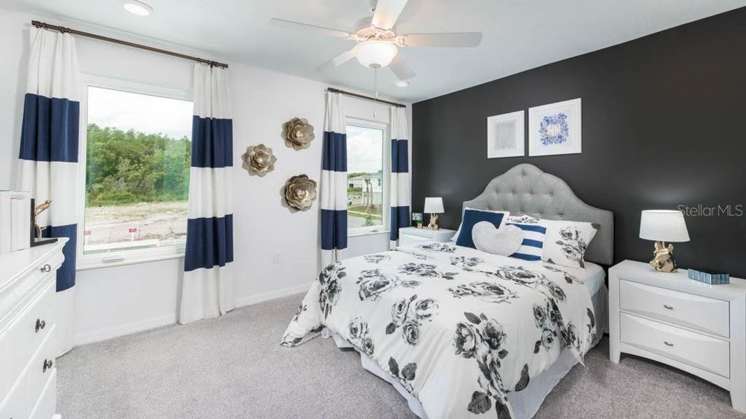 Furnished interior view inside a new home in Esplanade at Coasterra, Palmetto (Image 4). Furnished interior view inside a new home in Esplanade at Coasterra, Palmetto (Image 4).