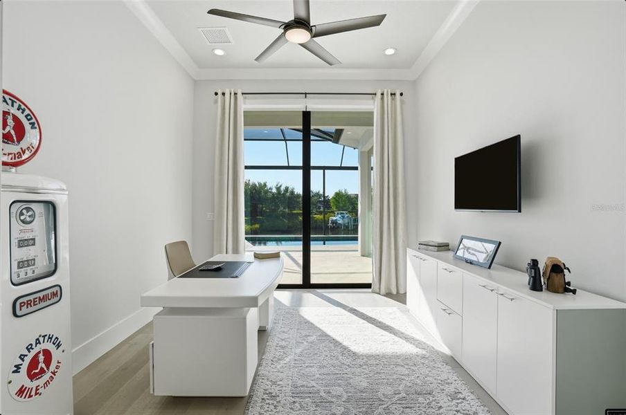 Furnished interior view inside a new home in , Parrish (Image 56).