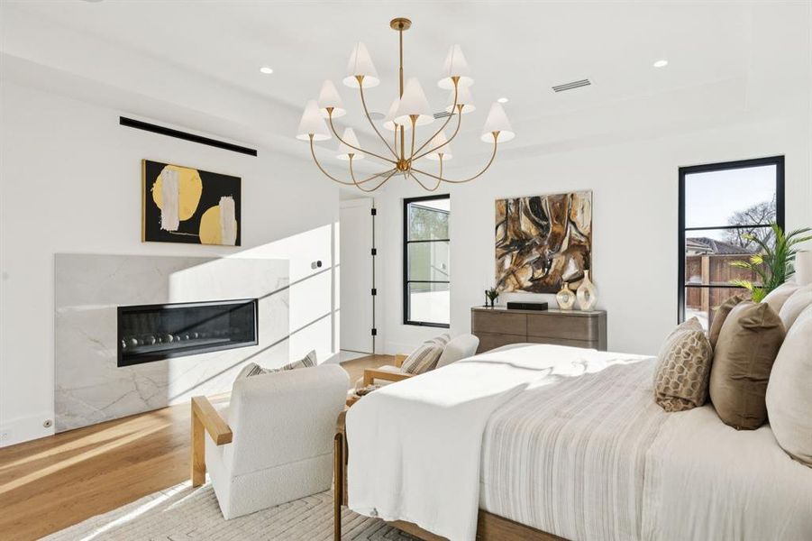 Furnished interior view inside a new home in , Dallas (Image 17).