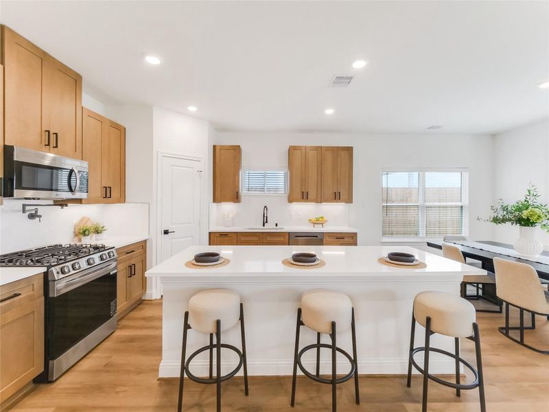 Furnished interior view inside a new home in , Splendora (Image 8).