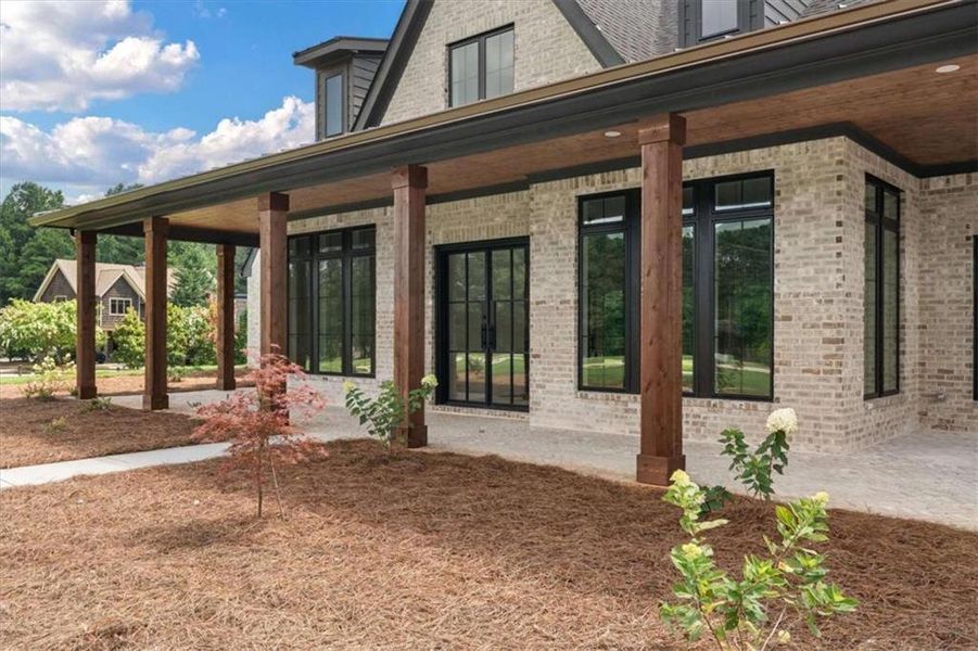 Exterior details and patio area of a home in , Carrollton (Image 38).