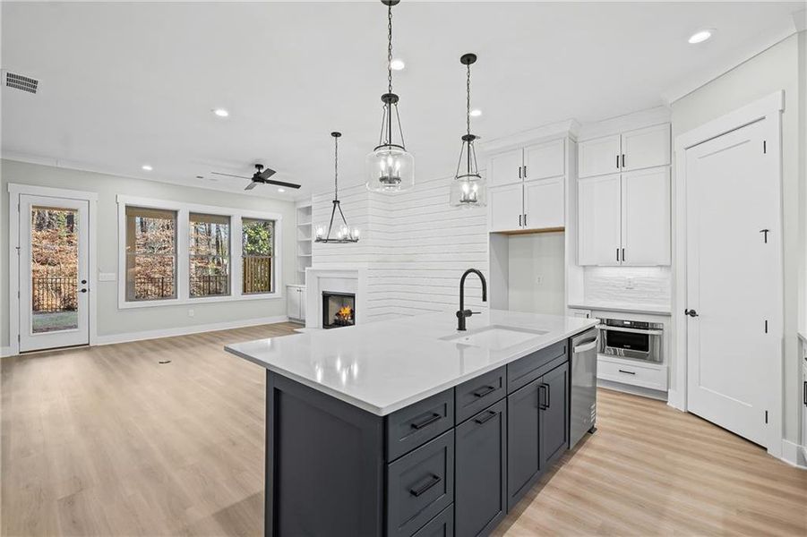 Furnished interior view inside a new home in Devin's Shire - A Kennesaw Tradition, Kennesaw (Image 12). Furnished interior view inside a new home in Devin's Shire - A Kennesaw Tradition, Kennesaw (Image 12).