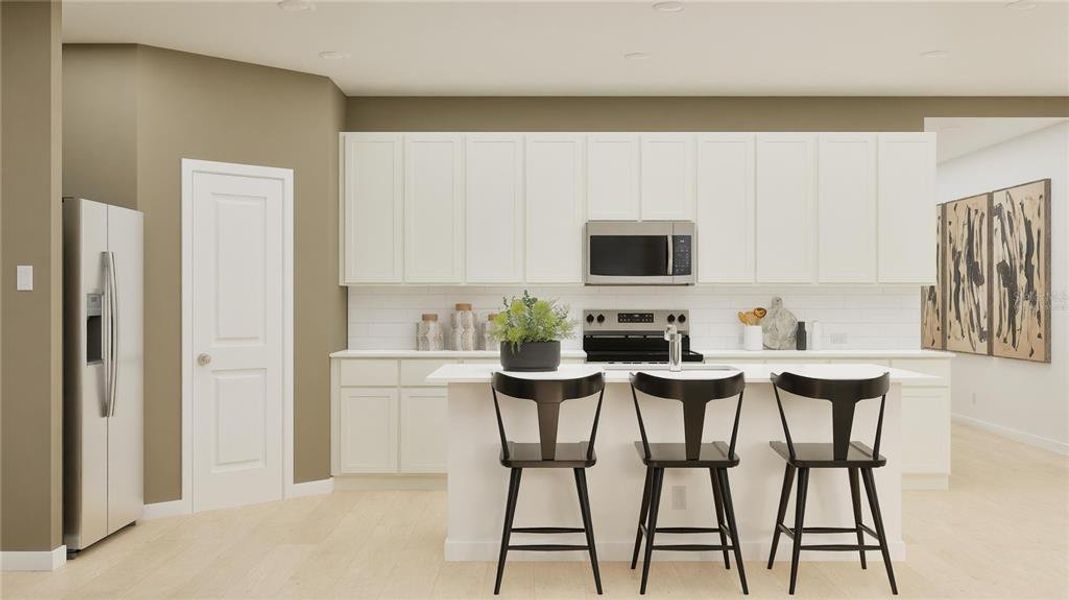 Furnished interior view inside a new home in Wellness Ridge: Classic Collection, Clermont (Image 10).