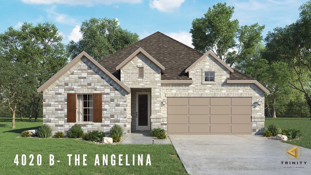 Representative exterior photo of a completed home built from the The Angelina by Trinity Classic Homes in Covenant Springs, Springtown, TX (Image 27).