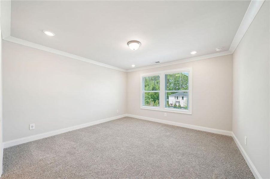 Spacious, unfurnished interior of a new home in Hemingway - Cottage Series, Cumming (Image 20). Spacious, unfurnished interior of a new home in Hemingway - Cottage Series, Cumming (Image 20).