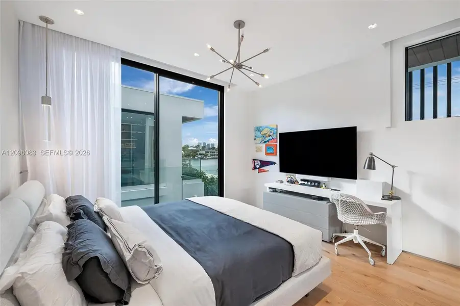 Furnished interior view inside a new home in , Miami Beach (Image 7).