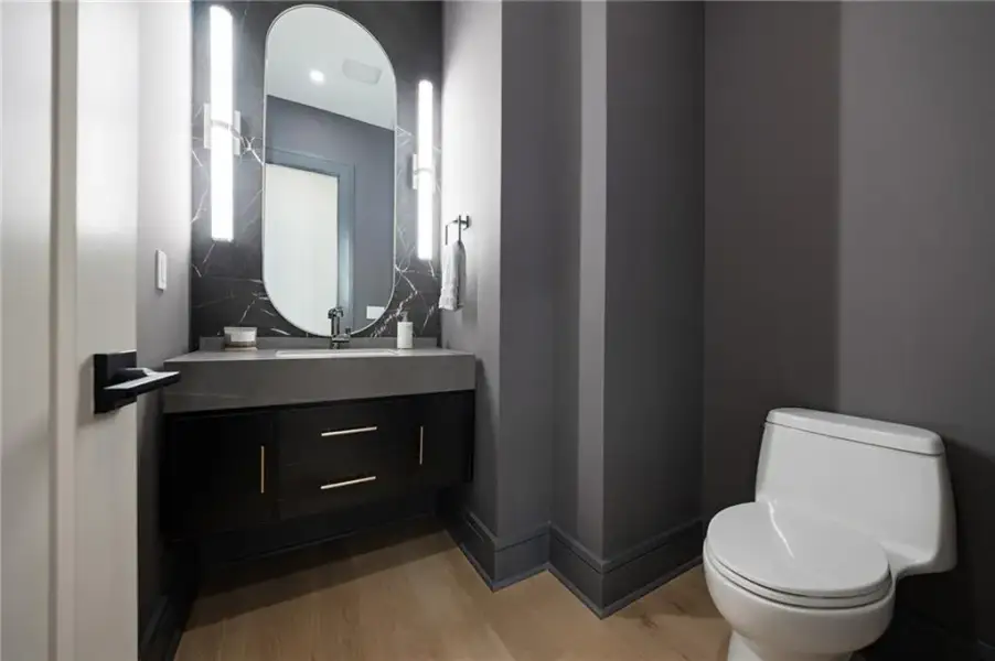 Furnished interior view inside a new home in , Sandy Springs (Image 63).