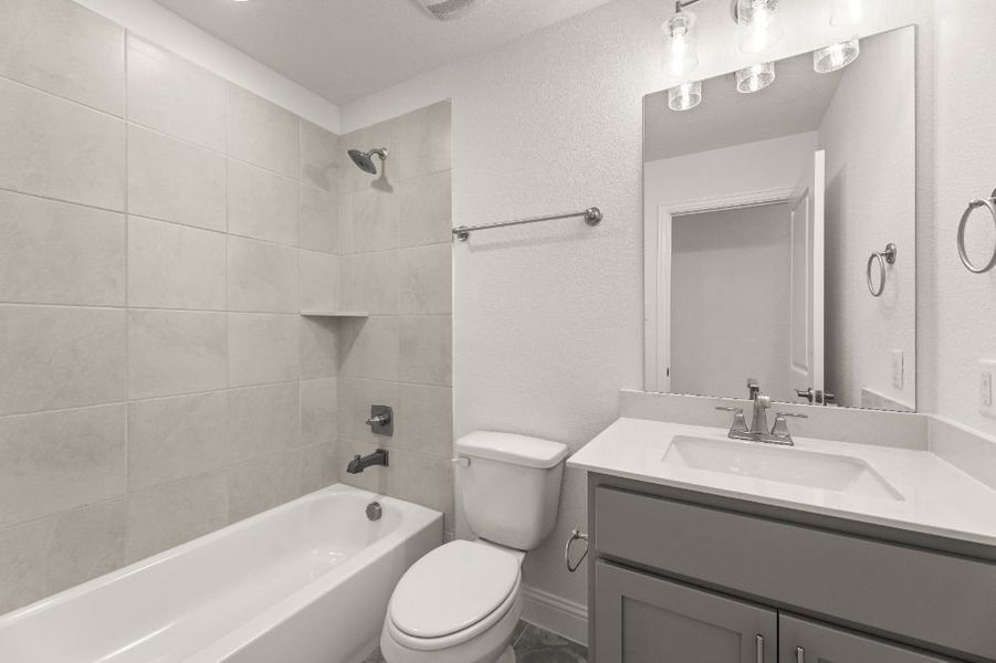 Furnished interior view inside a new home in Legacy Hills, Celina (Image 12).