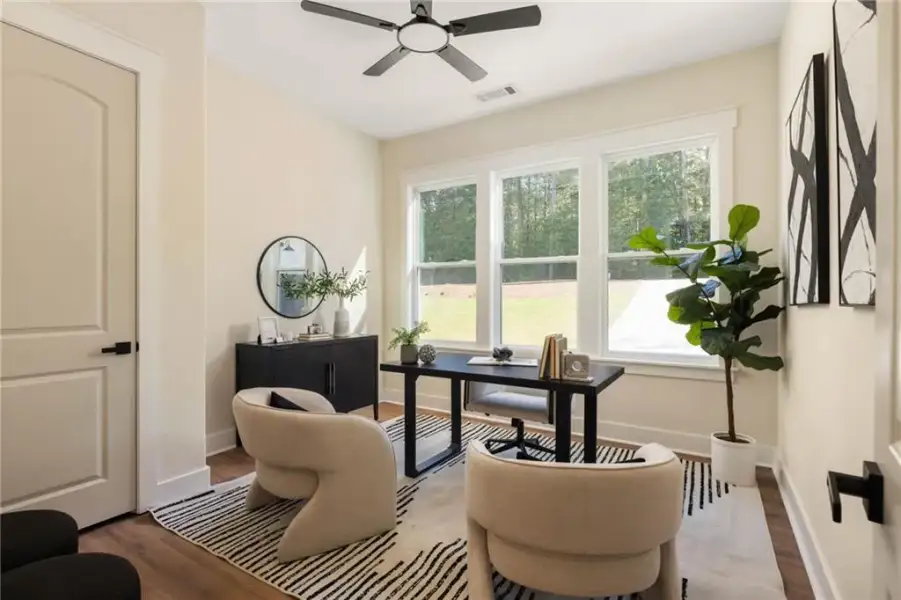 Furnished interior view inside a new home in , Snellville (Image 28).