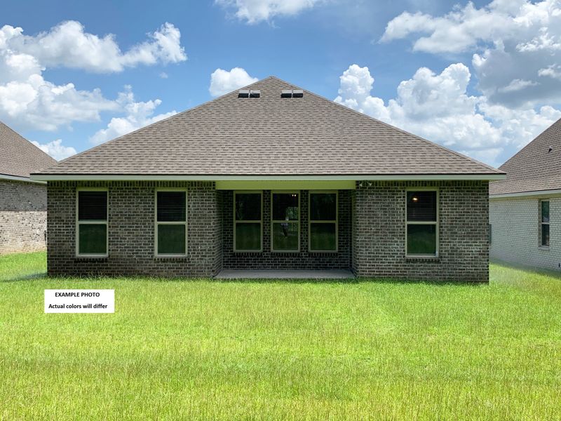 Exterior details and patio area of a home in Sentinel Ridge, Pace (Image 3).