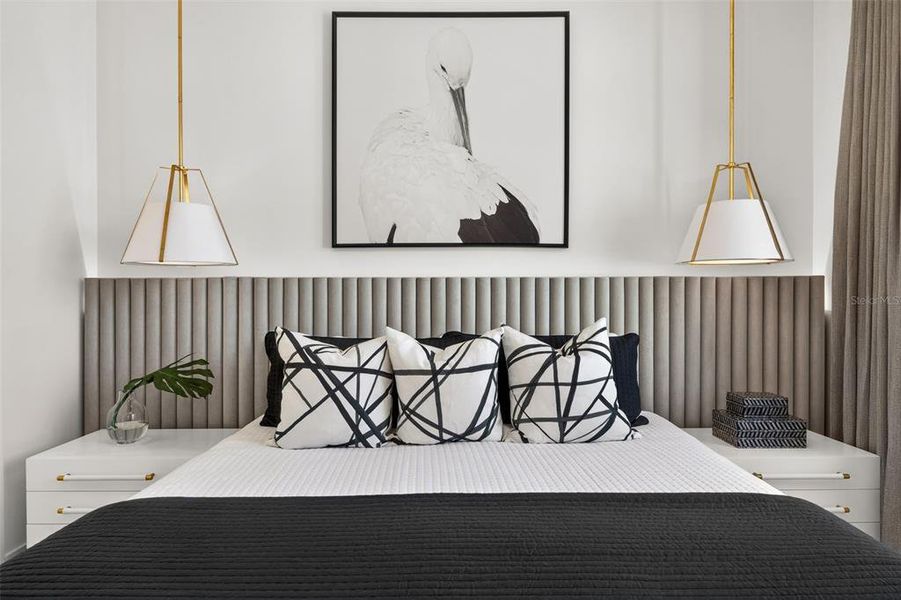 Furnished interior view inside a new home in Wild Blue at Waterside, Sarasota (Image 52).