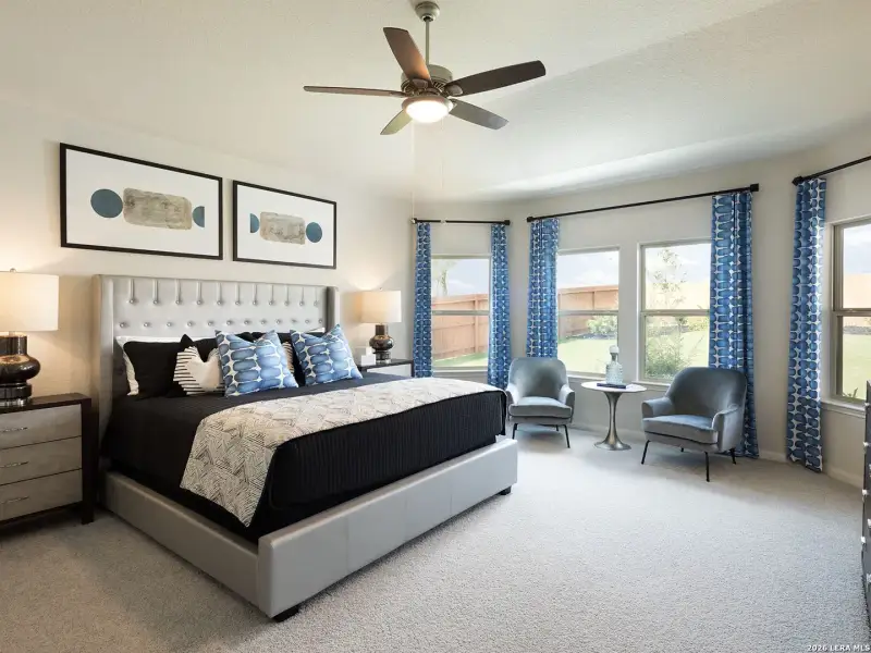 Furnished interior view inside a new home in , San Antonio (Image 12).