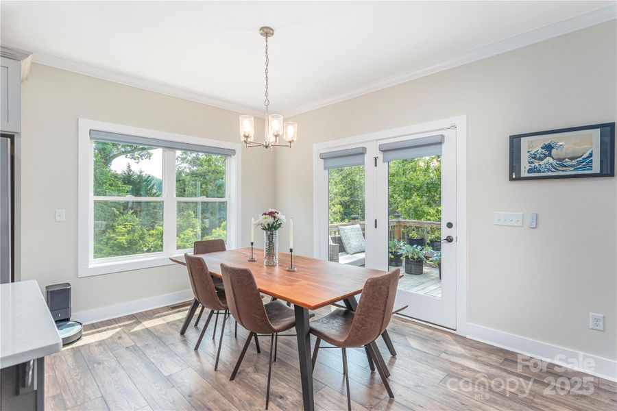 Furnished interior view inside a new home in , Candler (Image 37).